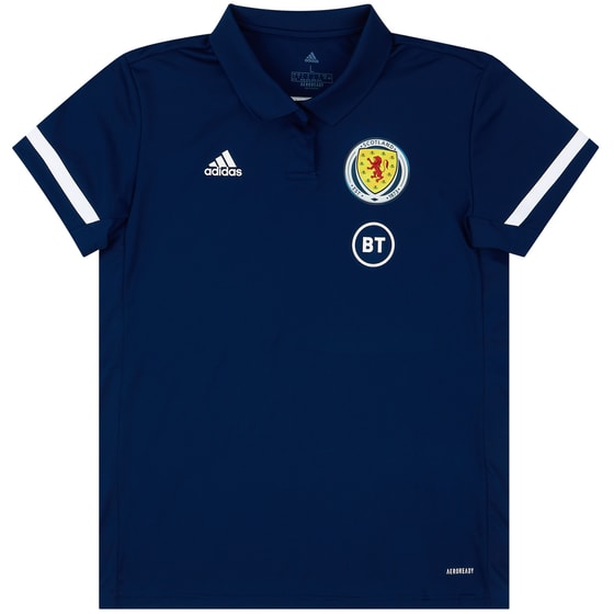 2019-20 Scotland Women's Player Issue Polo T-Shirt (As New)