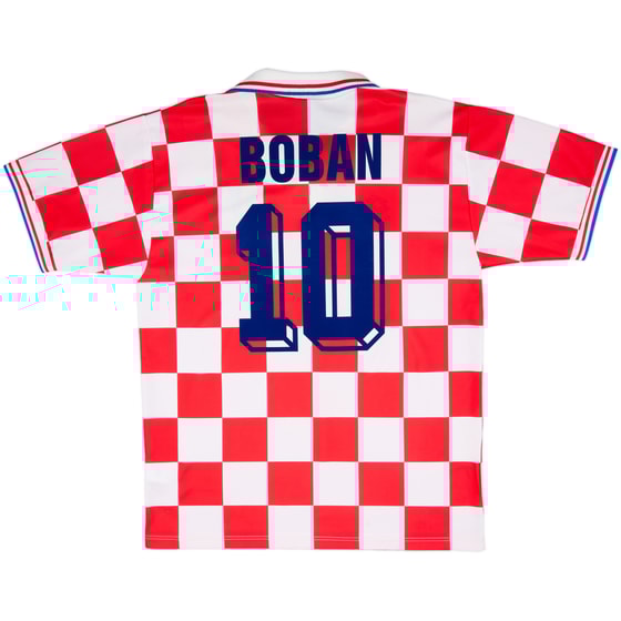 1996-98 Croatia Basic Home Shirt Boban #10 - 8/10 - (XL)