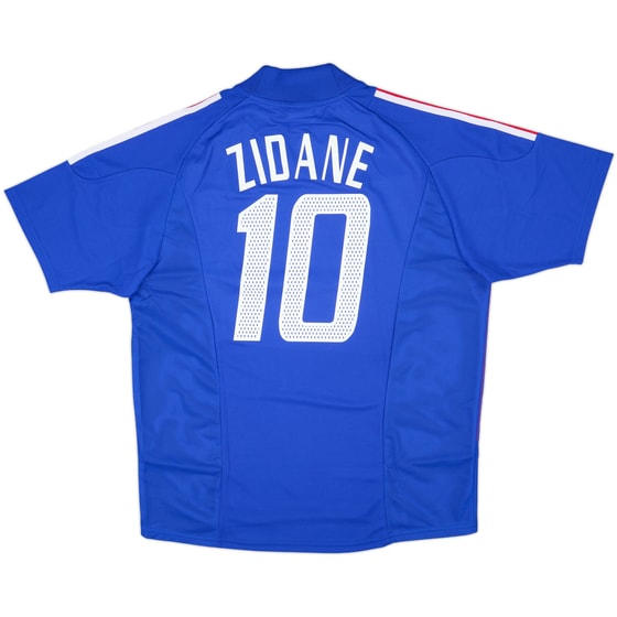 2002-04 France Home Shirt Zidane #10 (L)