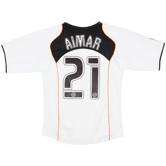 2004-05 Valencia Home Shirt Aimar #21 - 7/10 - (S)
