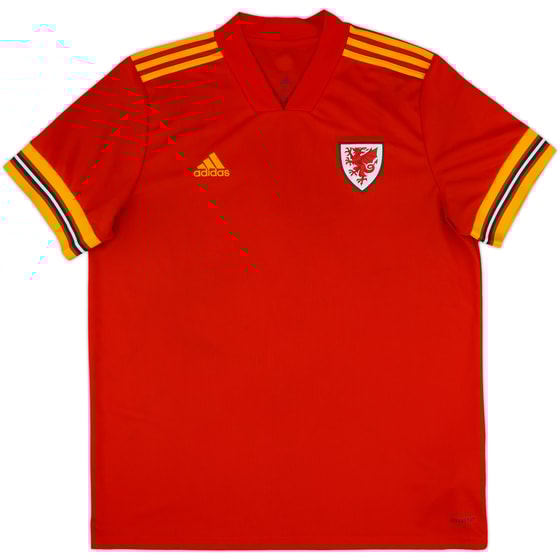 2020-21 Wales Home Shirt - 8/10 - (XL)