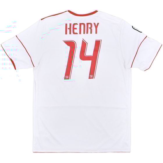 2010 New York Red Bulls Home Shirt Henry #14 - 7/10 - (XL.Boys)