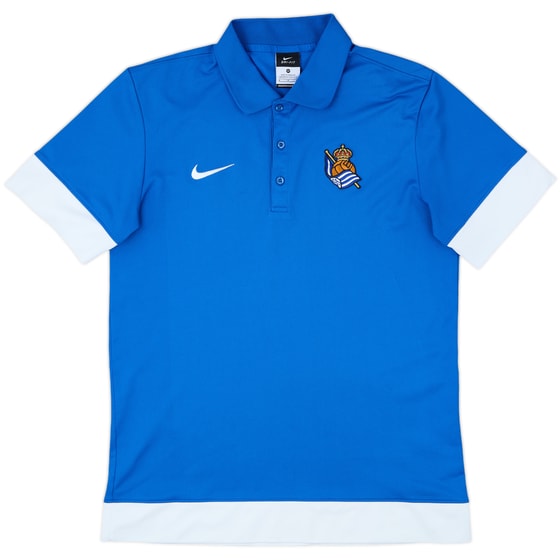 2013-14 Real Sociedad Nike Polo Shirt - 9/10 - (M)