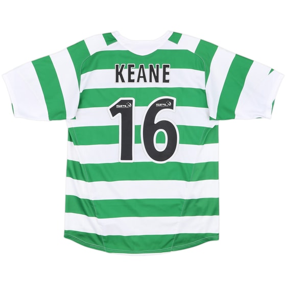 2005-07 Celtic Home Shirt Keane #16 - 5/10 - (M)