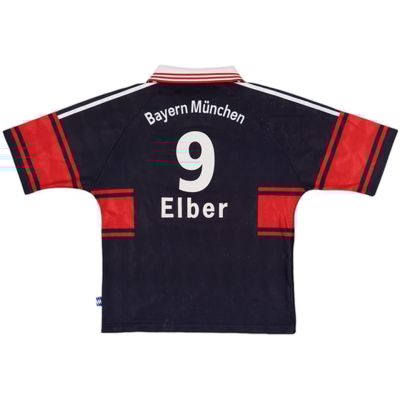 1997-99 Bayern Munich Home Shirt Elber #9 - 6/10 - (XL.Boys)