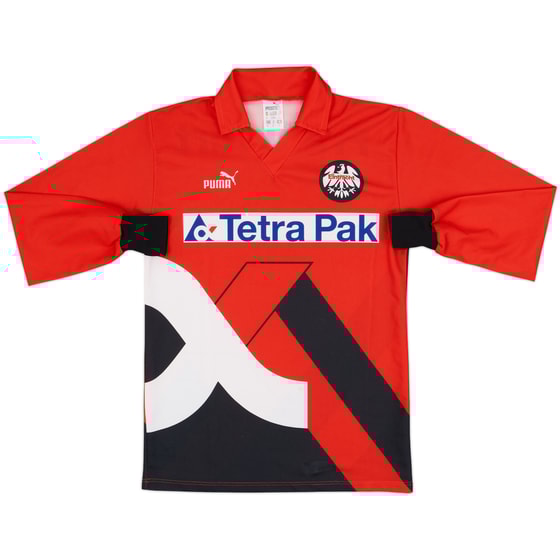 1993-94 Eintracht Frankfurt Home L/S Shirt - 8/10 - (S)