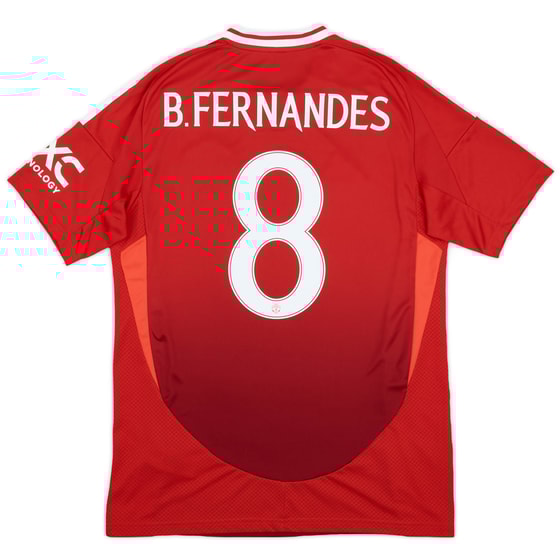 2024-25 Manchester United Home Shirt B.Fernandes #8 - 10/10 - (M)