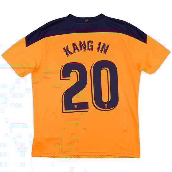2020-21 Valencia Away Shirt Kang In #20 - 10/10 - (L)
