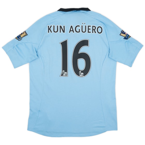 2012-13 Manchester City Home Shirt Kun Aguero #16 - 8/10 - (M)