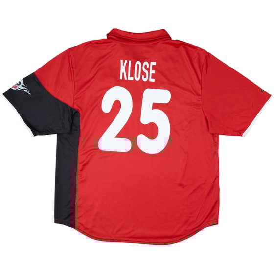 2000-01 Kaiserslautern Home Shirt Klose #25 - 9/10 - (XL)