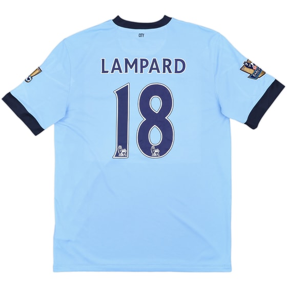 2014-15 Manchester City Home Shirt Lampard #18 - 8/10 - (L)