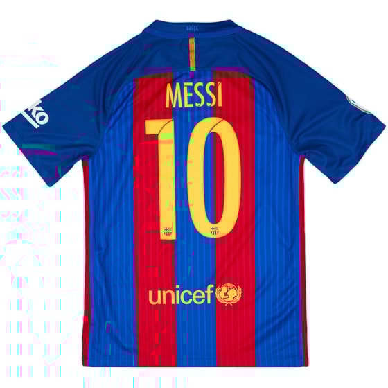 2016-17 Barcelona Home Shirt Messi #10 - 7/10 - (S)
