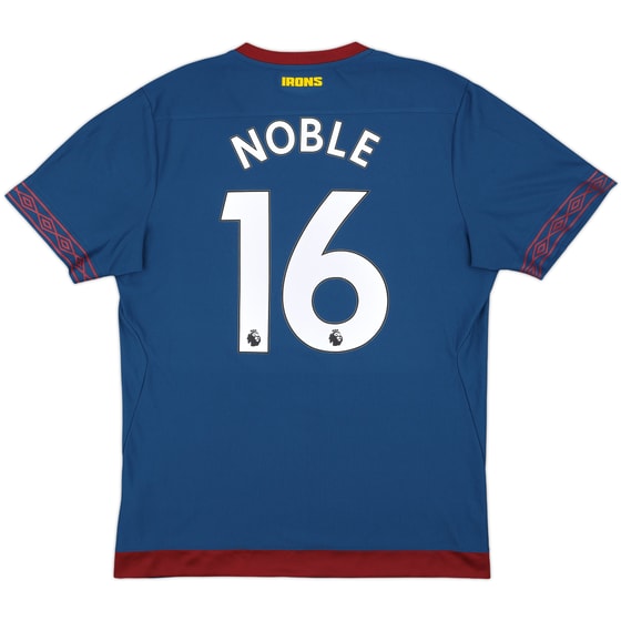 2018-19 West Ham Away Shirt Noble #16 - 8/10 - (L)