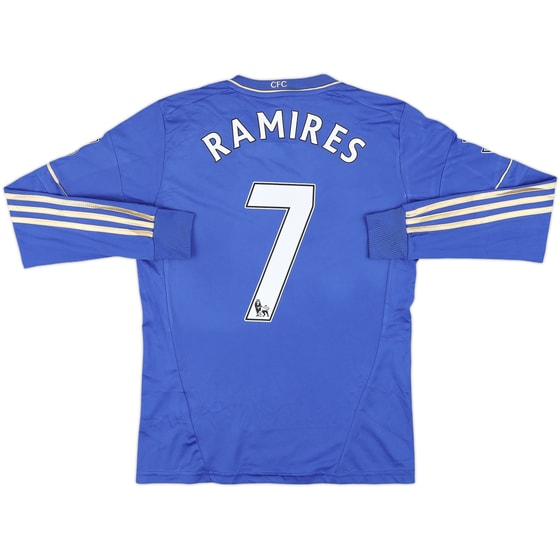 2012-13 Chelsea Home L/S Shirt Ramires #7 - 7/10 - (L.Boys)