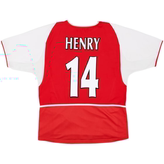 2002-04 Arsenal Home Shirt Henry #14 - 8/10 - (L)