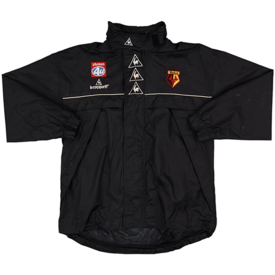 1998-99 Watford Le Coq Sportif Hooded Rain Jacket - 4/10 - (L.Boys)
