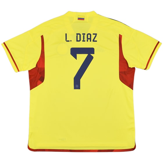 2022-23 Colombia Home Shirt L.Diaz #7 - 10/10 - (XXL)