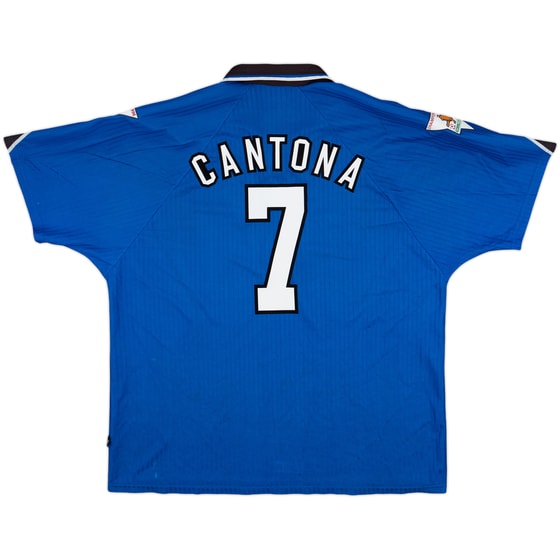 1996-98 Manchester United Third Shirt Cantona #7 - 8/10 - (XXL)