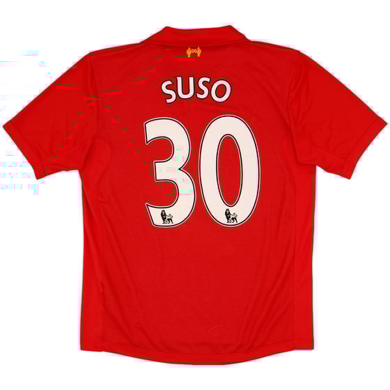 2012-13 Liverpool Home Shirt Suso #30 - 7/10 - (L)
