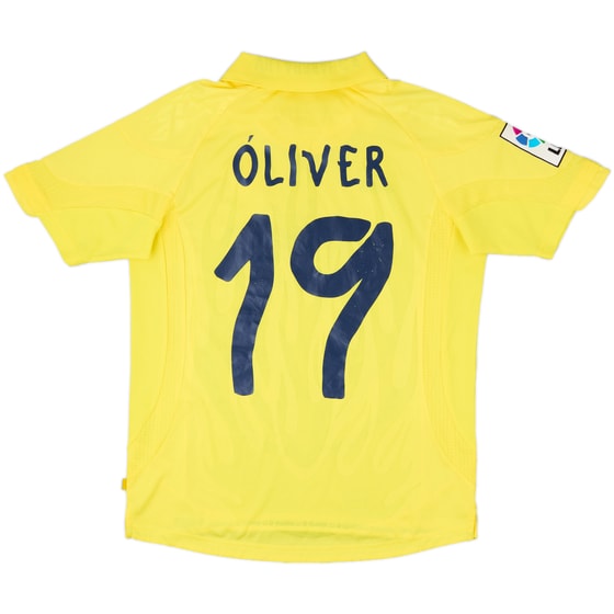 2013-14 Villarreal Home Shirt Oliver #19 - 6/10 - (L)