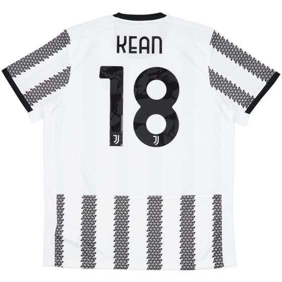 2022-23 Juventus Home Shirt Kean #18 (XL)