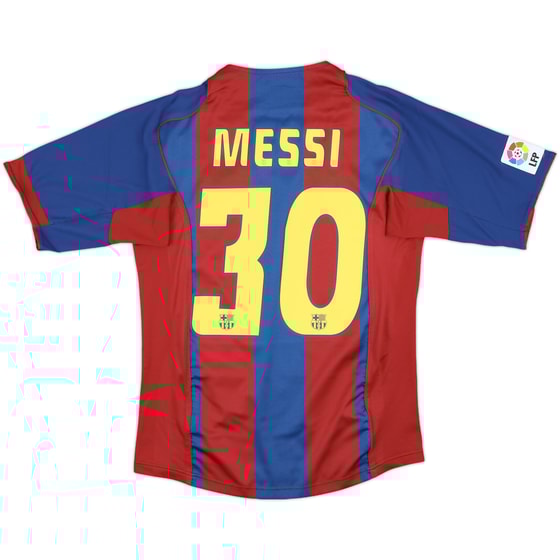 2004-05 Barcelona Home Shirt Messi #30 - 7/10 - (S)