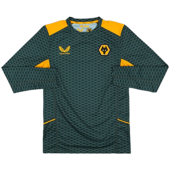 2021-22 Wolves Castore Training L/S Shirt - 10/10 - (S)