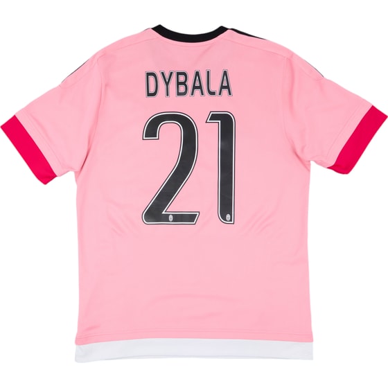 2015-16 Juventus Away Shirt Dybala #21 - 8/10 - (M)