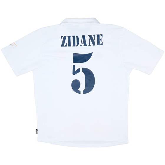 2002-03 Real Madrid Centenary Home Shirt Zidane #5 - 7/10 - (L)