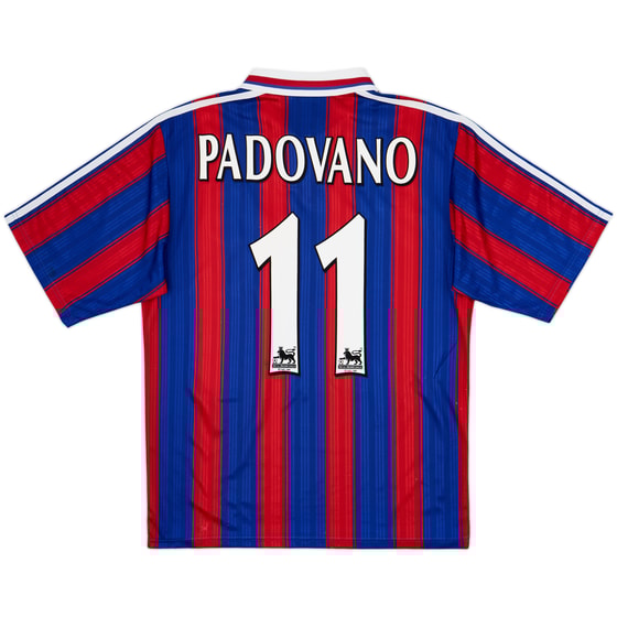 1996-98 Crystal Palace Home Shirt Padovano #11 - 7/10 - (M)