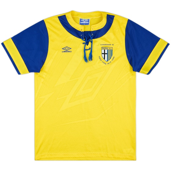 1993-94 Parma 'Finale Coppa delle Coppe FC Copenhagen 94' Away Shirt #11 - 8/10 - (S)