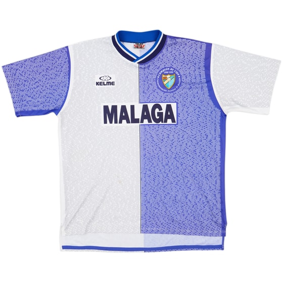 1998-99 Malaga 'Campeon De Liga' Home Shirt - 6/10 - (L)