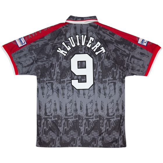 1996-97 Ajax Player Issue Away Shirt Kluivert #9 - 9/10 - (XL)