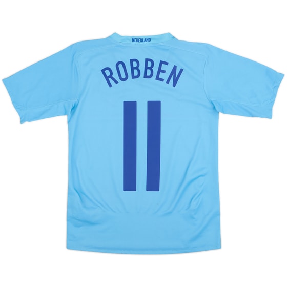 2008-10 Netherlands Away Shirt Robben #11 - 8/10 - (L.Boys)
