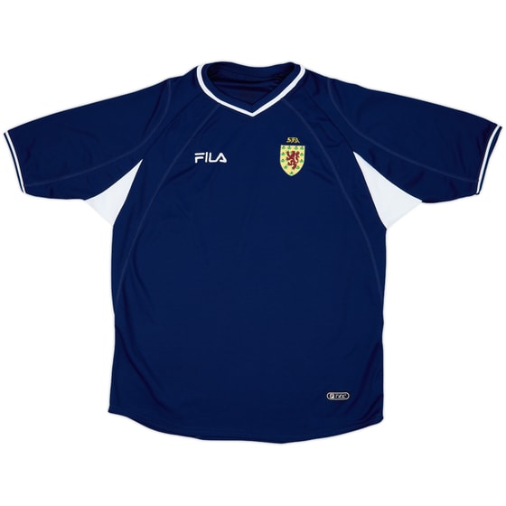2000-02 Scotland Home Shirt - 8/10 - (XL)