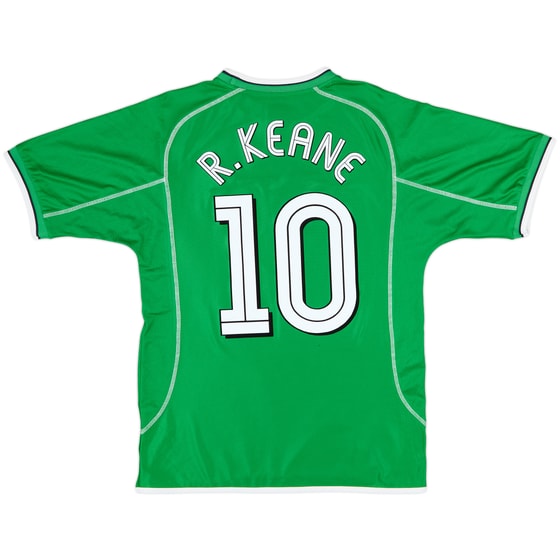 2002-03 Ireland Home Shirt R.Keane #10 - 9/10 - (M)