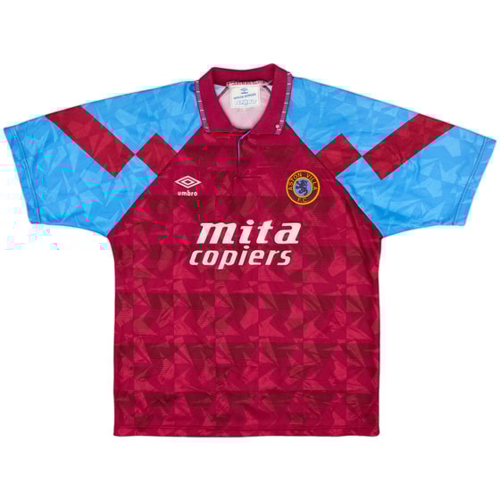 1990-92 Aston Villa Home Shirt - 8/10 - (M)