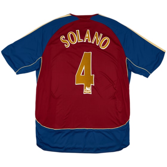 2006-07 Newcastle Away Shirt Solano #4 - 9/10 - (XL)