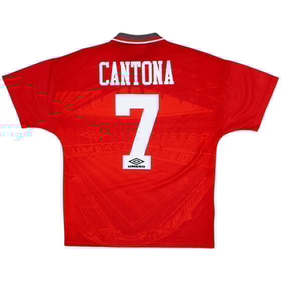 1994-96 Manchester United Home Shirt Cantona #7 - 6/10 - (M)