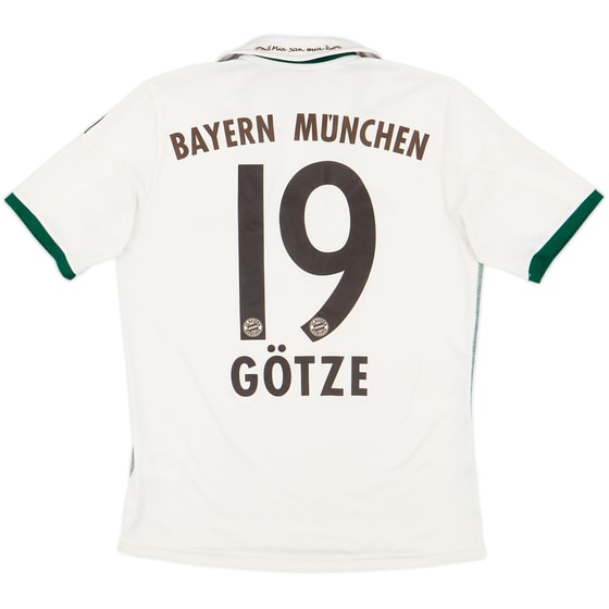 2013-14 Bayern Munich Away Shirt Gotze #19 - 7/10 - (L.Boys)