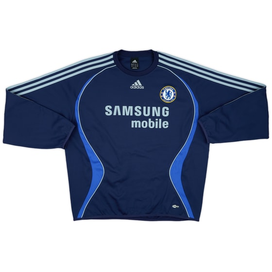 2006-07 Chelsea adidas Sweat Top - 8/10 - (L)
