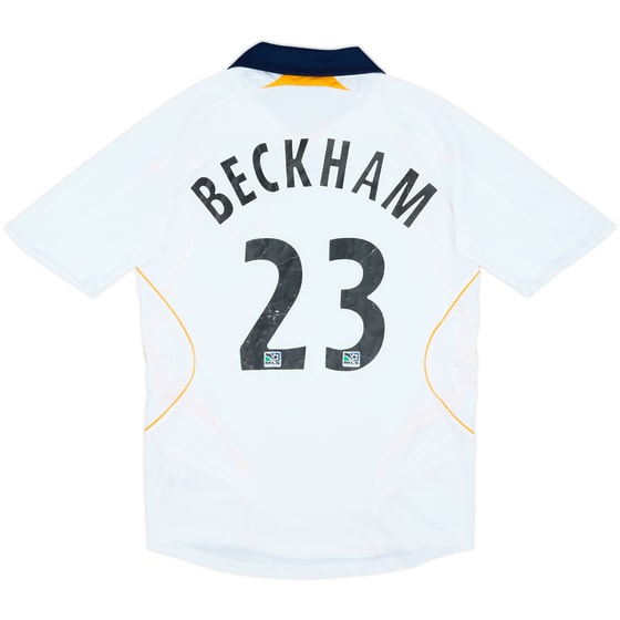2007-08 LA Galaxy Home Shirt Beckham #23 - 4/10 - (S)