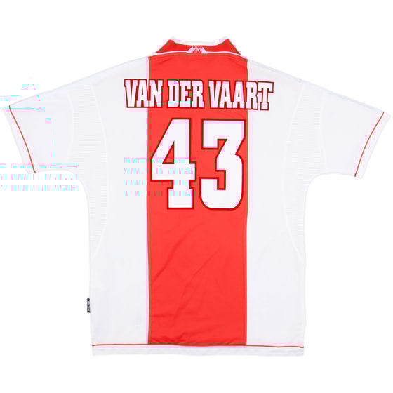 1999-00 Ajax Home Shirt Van Der Vaart #43 - 9/10 - (XL)