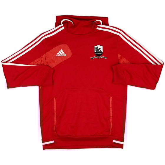 2012-13 Swansea adidas Hooded Sweat Top - 9/10 - (L)