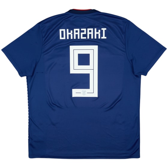 2018-19 Japan Home Shirt Okazaki #9 - 7/10 - (XL)