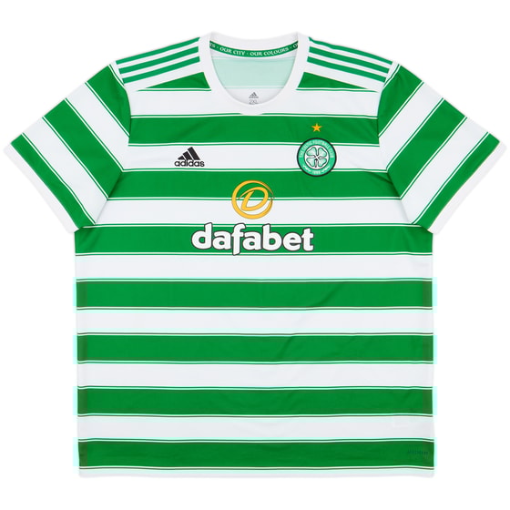 2021-22 Celtic Home Shirt - 9/10 - (XXL)
