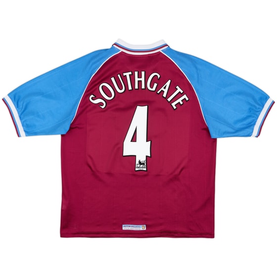 1998-99 Aston Villa Home Shirt Southgate #4 - 9/10 - (L)