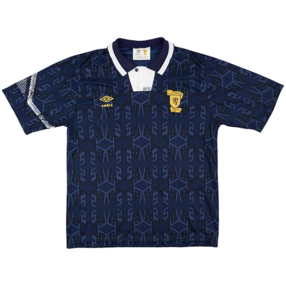 1991-94 Scotland Home Shirt - 8/10 - (M)