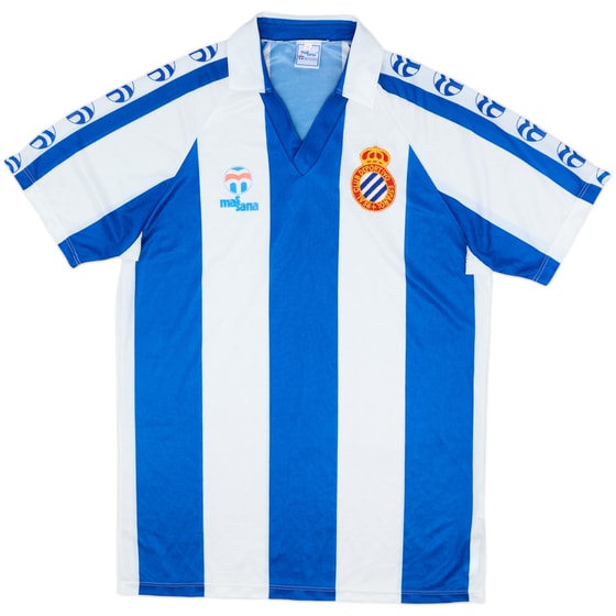 1984-89 Espanyol Home Shirt - 8/10 - (XL)