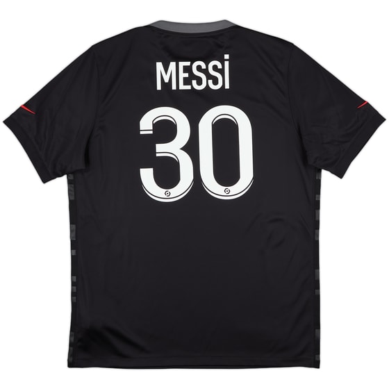 2021-22 Paris Saint-Germain Third Shirt Messi #30 - 10/10 - (L)